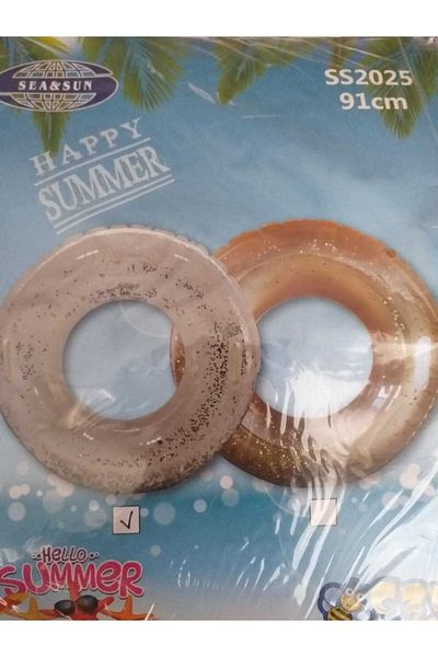 CAN OYUNCAK Glitter Silver Bagel 91 Cm With Handle