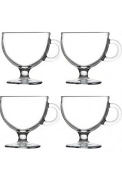 Paşabahçe Ice Cream Cup with Handle Vario 4 Pieces 55182 Pasabahce