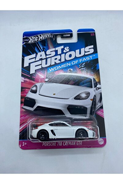 HOT WHEELS Porsche 718 Cayman GT4 Beyaz  *Fast and Furious Women of Fast