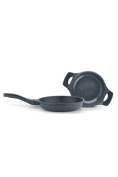 ThermoAD Aluminum Granite Casting 20 Cm Saucepan & 26 Cm Pan Set