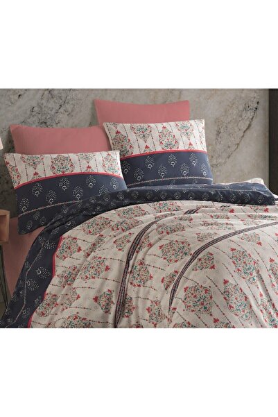 Güvenal Sada povlaků na přikrývku Özge s elastickými prostěradly |   Sada povlaků na přikrývku Dowry