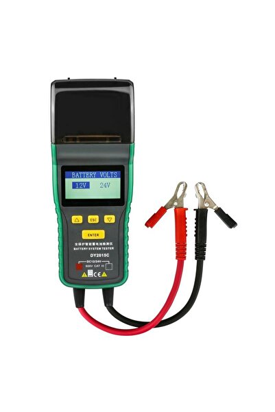 DUOYI Dy2015c Termal Yazıcılı Otomotiv Akü Sistemi Test Cihazı 24v/12v