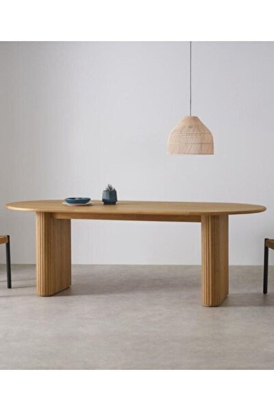 mikey Mikey Ahşap Linz Yemek Masaı