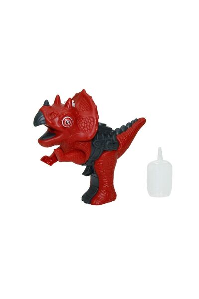 Vardem Toy Dinosaur Gun with Lights and Sounds - Steam Spraying Steaming Roaring Red Dinosaur Gun