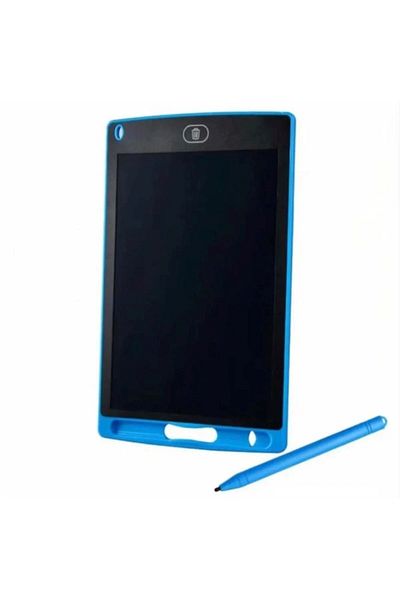 bizimevde تابلت رسم رقمي للأطفال بشاشة LCD مقاس 8.5 بوصة - أزرق