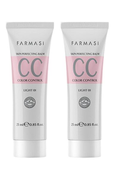 Farmasi Cc Cream - All in One - Light Color 25 Ml - Pack of 2