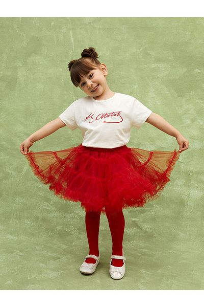 LC Waikiki LCW baby Elastic Waist Baby Girl Tutu Skirt