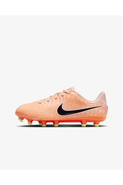 Nike soccer shoes orange top