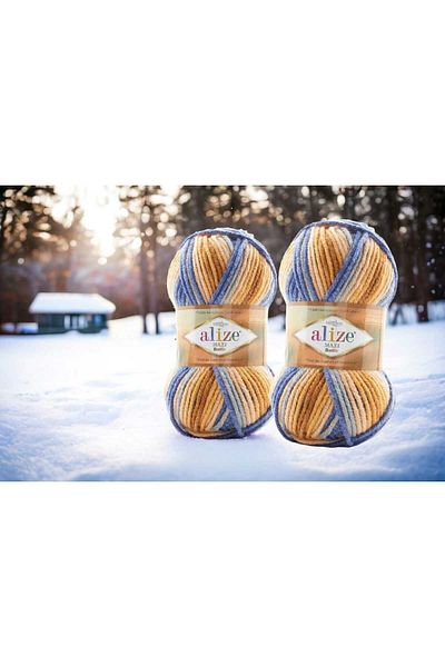 Alize (2 Τεμάχια) Alize Maxi Tie Dye Superlana 7914