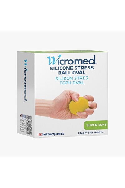 wicromed Silikon Stres Topu Sarı Super Soft