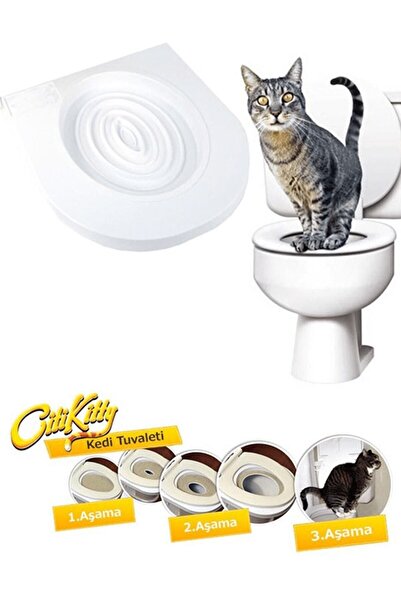 Genel Markalar Citi Kitty Kedi Tuvalet Eğitim Seti Klozet Alıştırma Aparatı