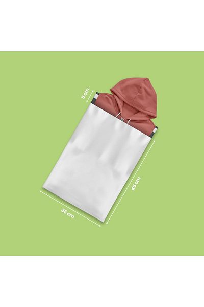 KARGOPEK Unprinted Gray Cargo Poster with Adhesive Without Pockets 35*45+5 (1500 Pieces)