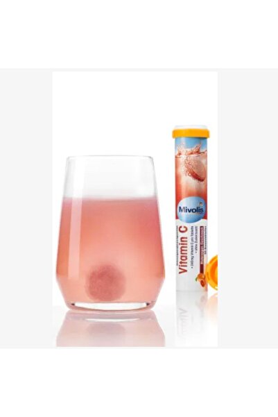 mivolis Portakallı Meyveli C Vitamini Suda Eritilen Efervesan Tablet Meyve Su...