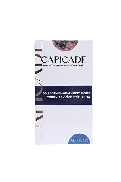 Capicade كولاجين ساو بالميتو مكمل غذائي يحتوي على البيوتين 60 قرص