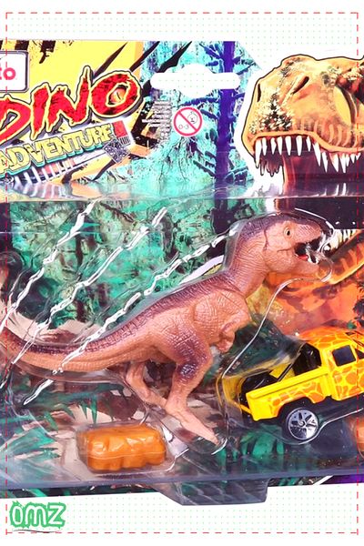 OMZ 15462 Model Dinosaur Adventure - Boys and Girls' Toys, Educational Montessori Set