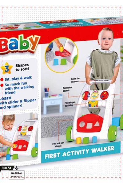 OMZ 1 Piece Boy Educational Montessori Toy - My First Walking Companion Girl Toy
