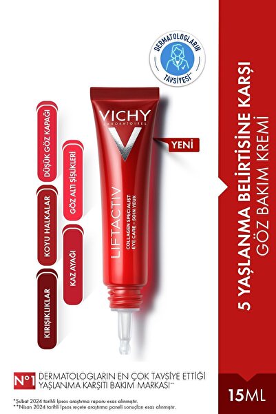 Vichy LİFTACTİV COLLAGEN SPECİALİST EYE CARE CREAM 15 ML DEMBA4793