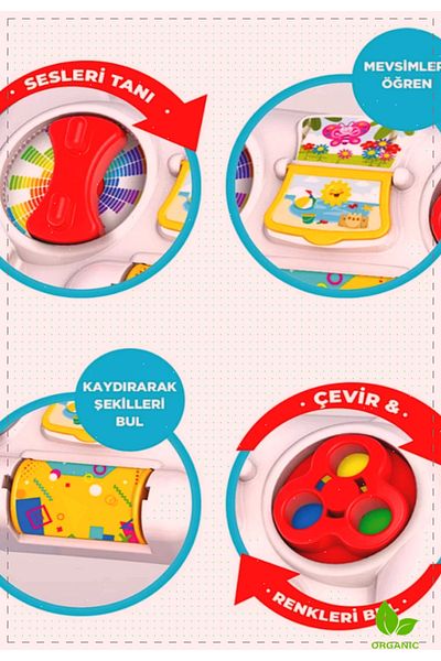 OMZ 1 Piece Boy Educational Montessori Toy - My First Walking Companion Girl Toy