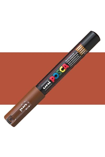 Uni Posca Marker Pen PC-1m (0.7mm) Brown