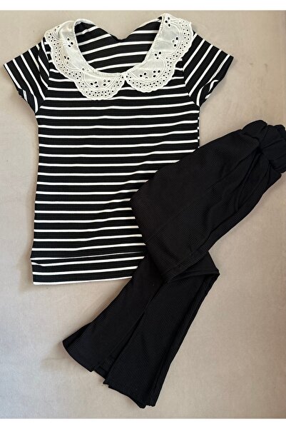 SANTRALBEBE Κοριτσίστικο κοστούμι με γιακά μωρού με φουσκωτό πόδι