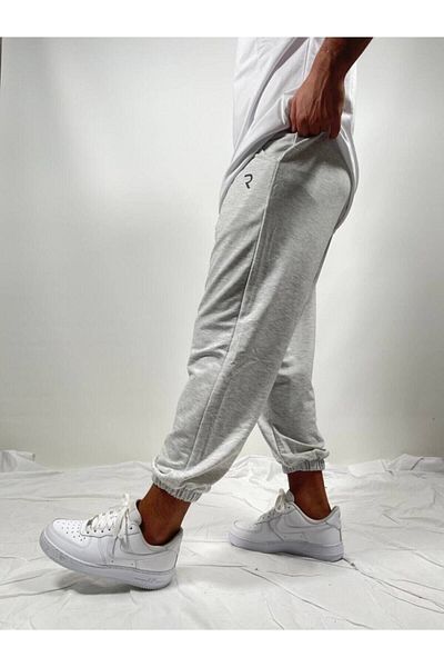 ROLLIE Loose Tracksuit Men's Gray Sweatpants 23004-05