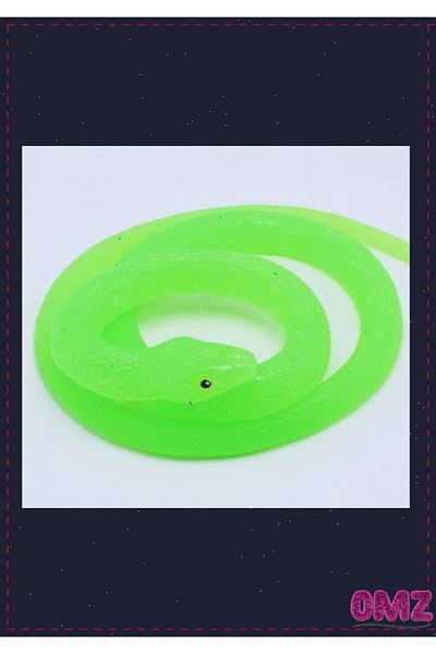 OMZ 110cm Phosphor Colored Joke Snake - Montessori Toy for Boys and Girls, Educational