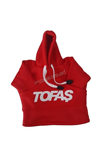 İmza Tofaş Kırmızı Kapşonlu Vites Aksesuarı, Vites poları, Vites Hoodie