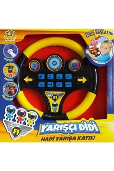 Genel Markalar Erdem Direksiyon Türkçe Sesli Müzikli Eğitici Yarışçı Didi Direksiyon Sarı Dtsm001