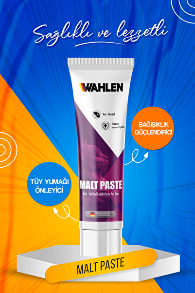 WAHLEN Malte Paste Tüy Yumağı Kontrol Kedi Macunu 100 ml (2 Adet)