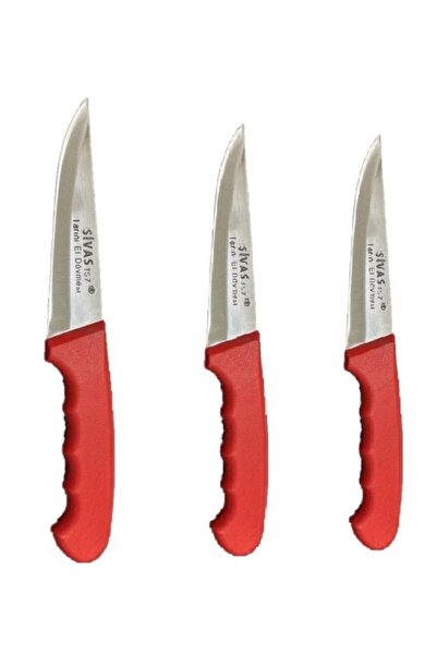 Genel Markalar sivas kurban bıçağı et bıçağı sivas ts7 bıçak 3 lü kasap bıçak