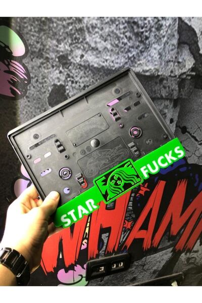 Pleksi Shop Starfucks Motor Plakalık