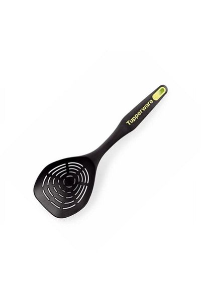 Tupperware Modern Fairy Large Colander Yellow Strainer Ladle