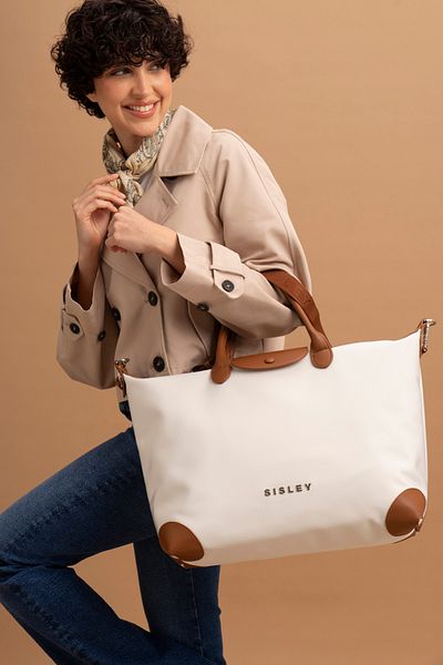 Sisley Geantă de călătorie bej pentru femei - SLY023