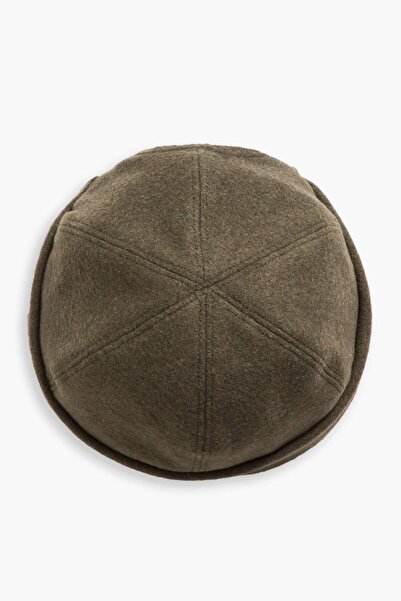 hateko Unisex Khaki Winter Over-Ear Hat
