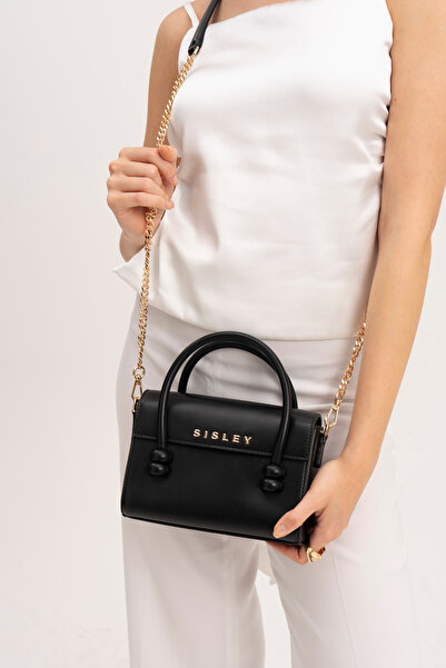 Sisley حقيبة يد نسائية سوداء Sly_012