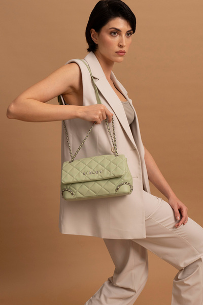 Sisley Green Women's Shoulder Bag - Sly077