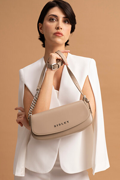 Sisley Nude Colored Women's Handbag - Sly018