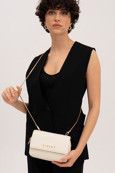 Sisley Geantă Crossbody albă - Femei, SLY069