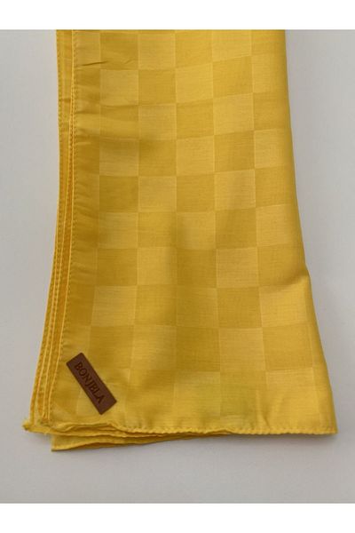 Bonjela Cotton Checkerboard Shawl