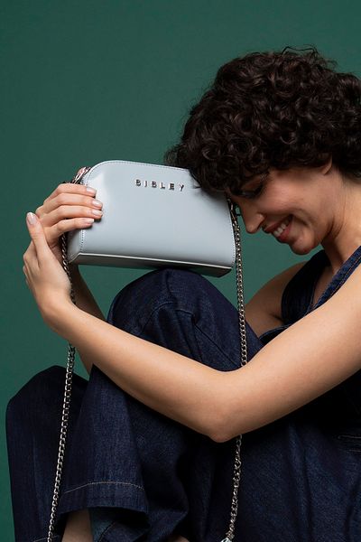 Sisley Geantă Crossbody albastră pentru femei - SLY041
