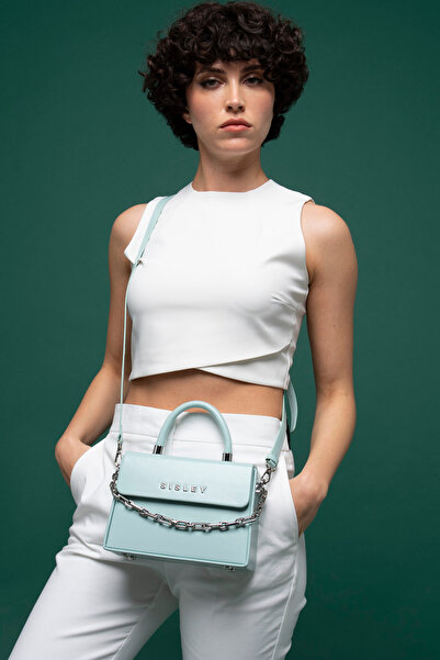 Sisley حقيبة يد نسائية خضراء - SLY101