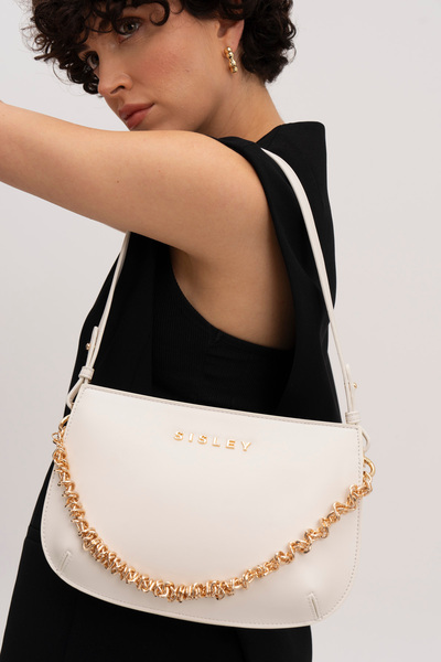 Sisley Geantă albă pentru femei - SLY011