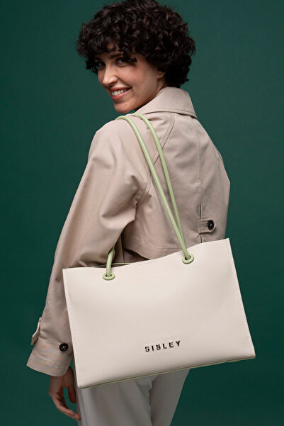 Sisley Beige-Green Women's Shoulder Bag - SLY036