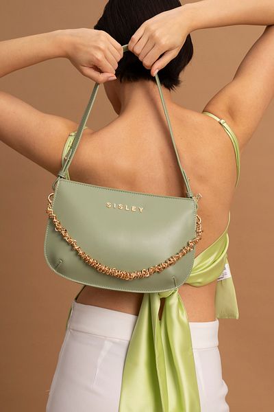 Sisley Geantă verde pentru femei - SLY011