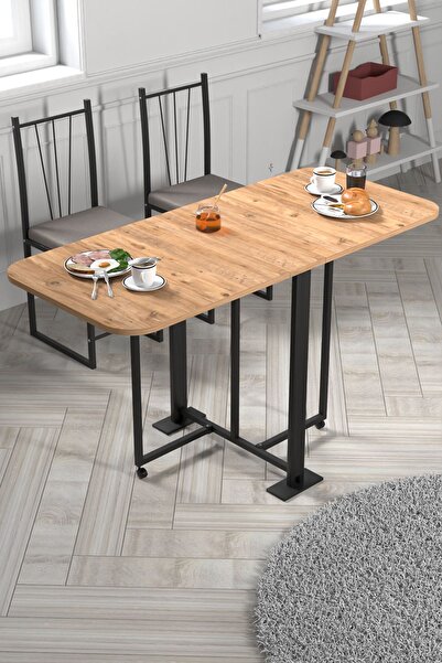 Retodesign EFES ÇAM KATLANIR MASA. MUTFAK MASASI, YEMEK MASASI,