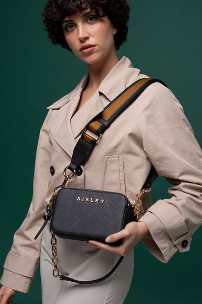 Sisley Geantă neagră pentru femei - SLY070