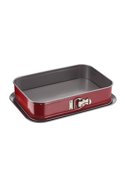 TEFAL J1640514 Delibake 36x24 Cm Clamped Red Cake Rectangular Mold -2100104743