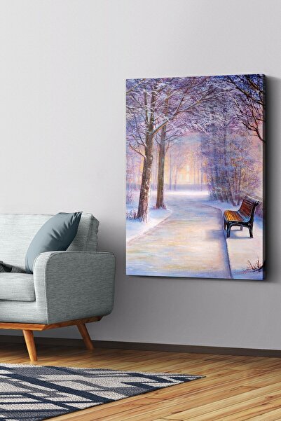 Evinemoda Snežni park na platnu - Slika na platnu