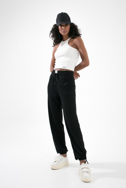 muub's Tunnel Jogger Unisex Tracksuit with Elasticated Legs, Side Piping Detail, Wide Belt, and Elasticated Waist