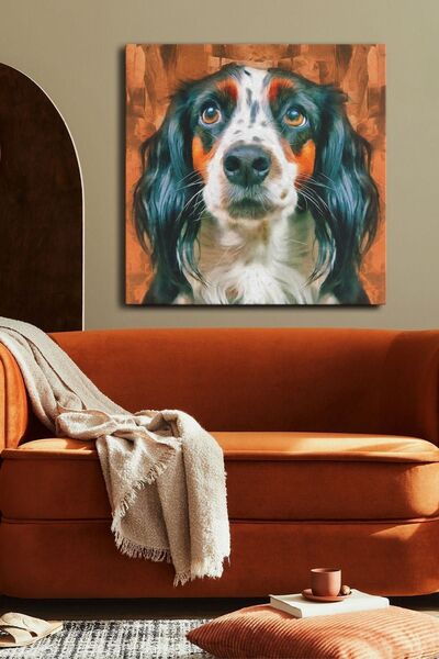 Evinemoda Portret psa, jednodijelno kvadratno platno - Slika na platnu